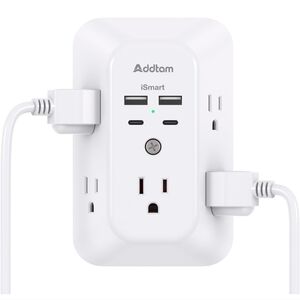 TWO NIB Surge ProtectorOutlet Extender USB Ports!